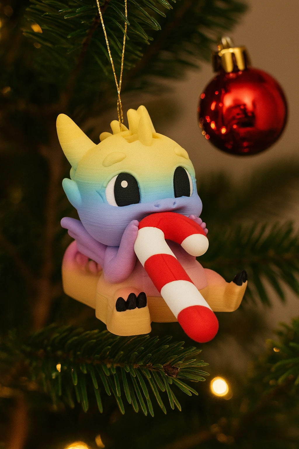 Puiul de Dragon cu Bastonaș de Zahăr